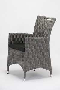 Edinburg Outdoor Dining Chair Rattan Wicker Aluminum Patio Furniture Rattan Wicker Furniture Chair