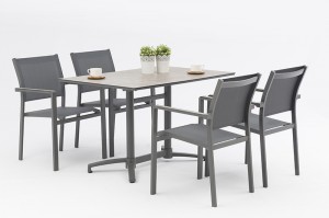 Firenze HPL bistro table 120×70 High Quality Garden Aluminum Foldable Table Outdoor Patio Bistro Table